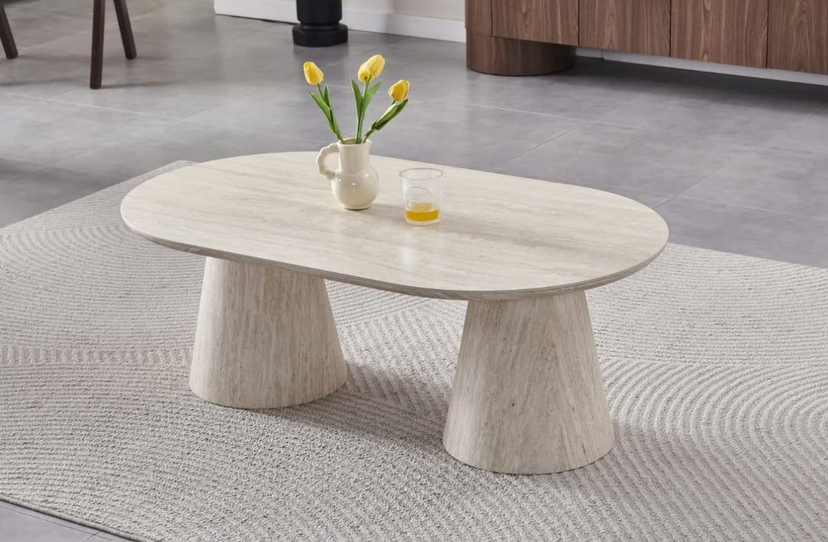 Table Basse Iconic Céramique Travertin