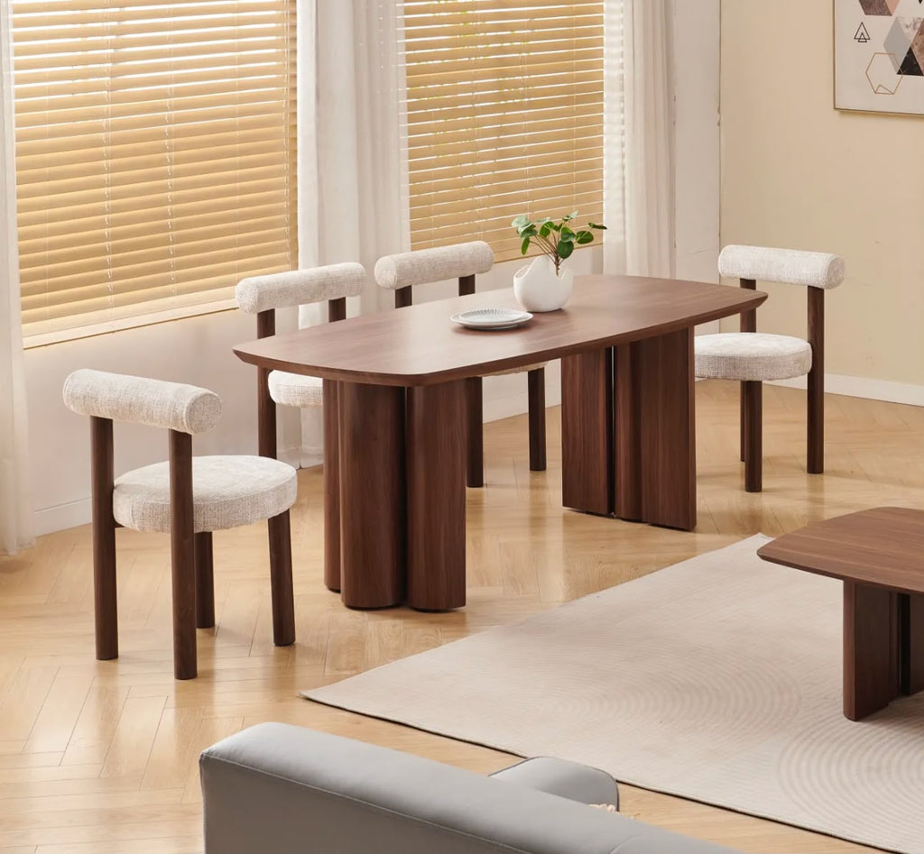 Table à Manger MDF Trinity Noyer 180