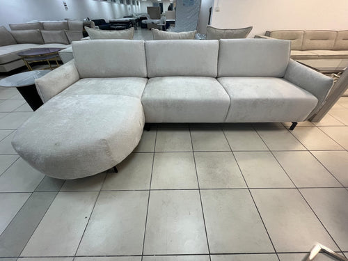 Carlton Canapé Angle Gauche Tissus Chenille Beige