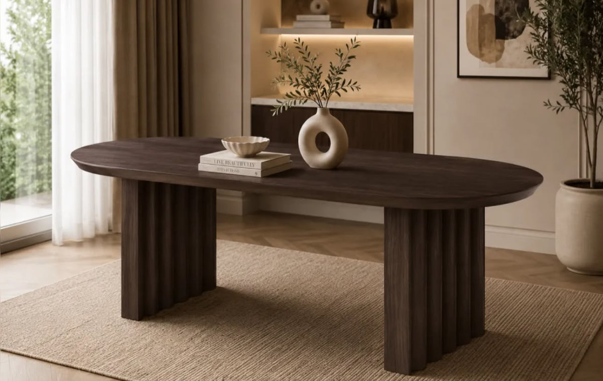 Table Basse ROME Effet Noyer 120x60x45cm