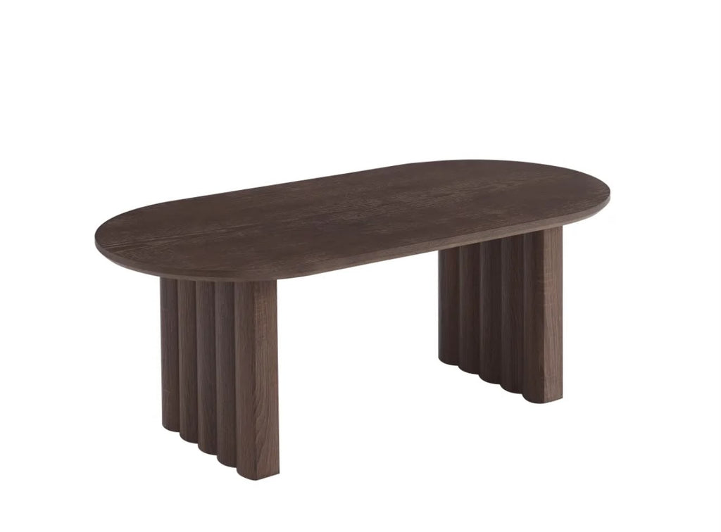 Table Basse ROME Effet Noyer 120x60x45cm