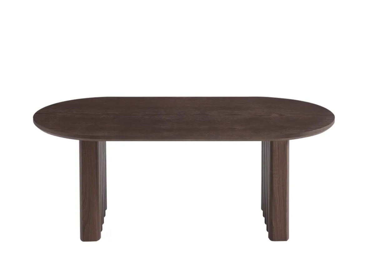 Table Basse ROME Effet Noyer 120x60x45cm