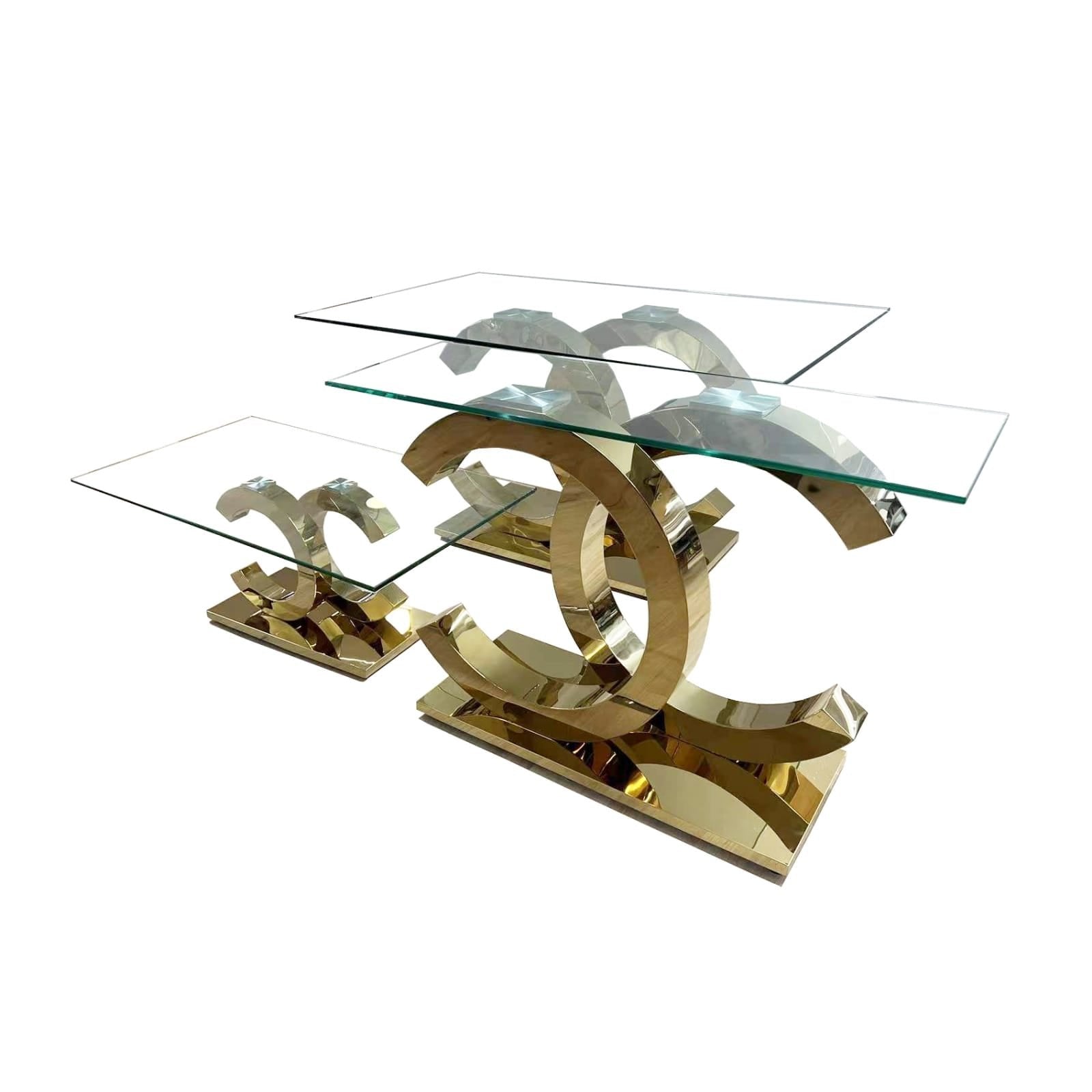 Table CC1 Transparent Doré