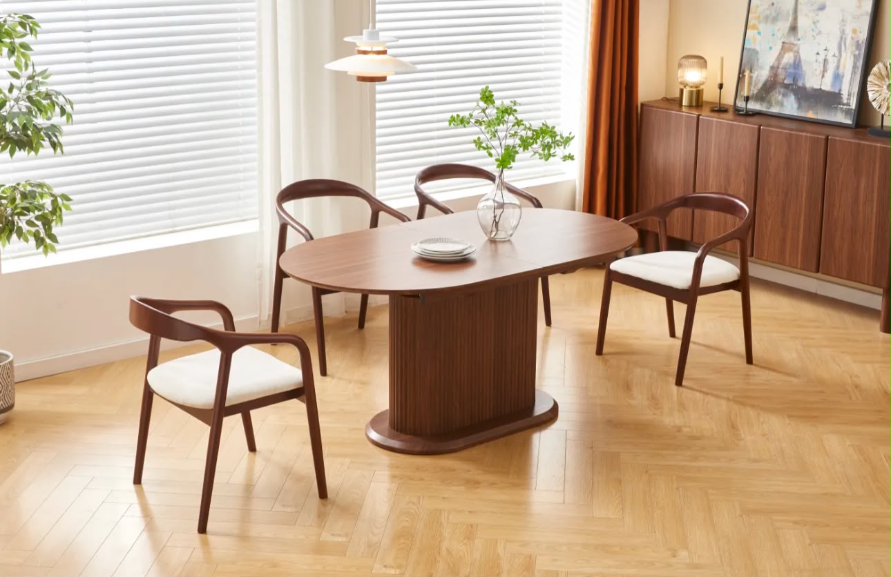 Table à Manger Rallonge Vanessa Travertin