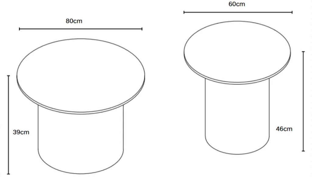 Table Basse BAIETA Pied Travertin Plateau Céramique Travertin Brillant 80+60cm