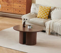Table Basse Effet Noyer Victoria 90cm