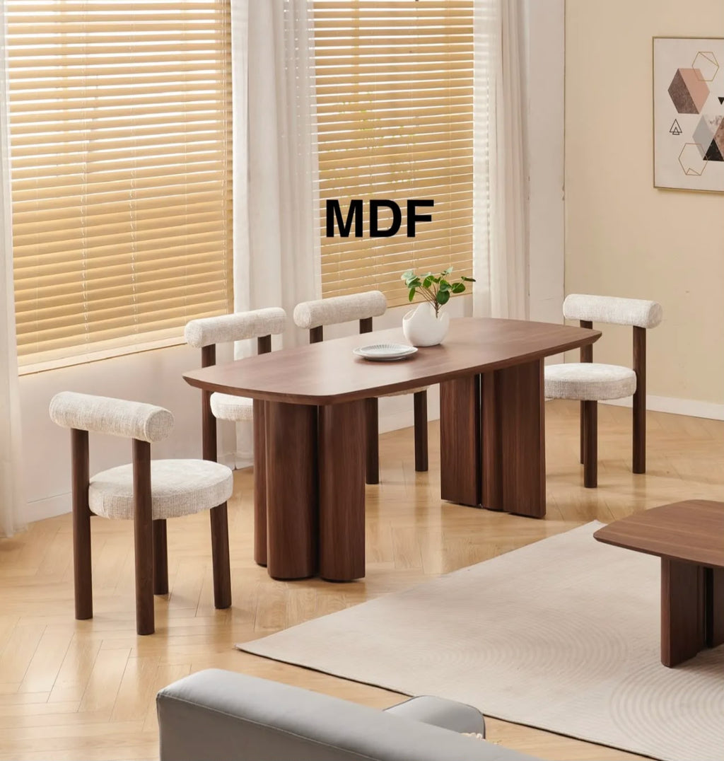 Table à Manger MDF Trinity Noyer 180