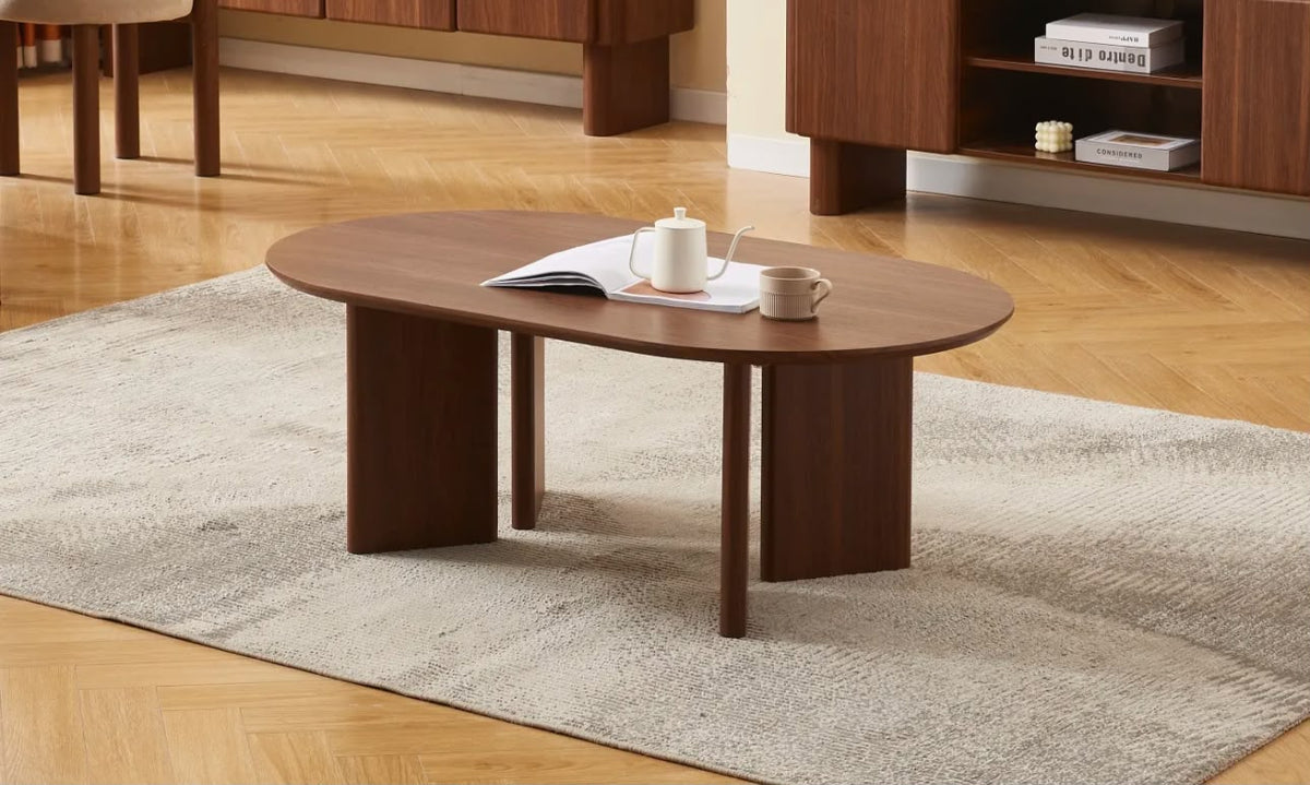 Table Basse Ambre Noyer 120