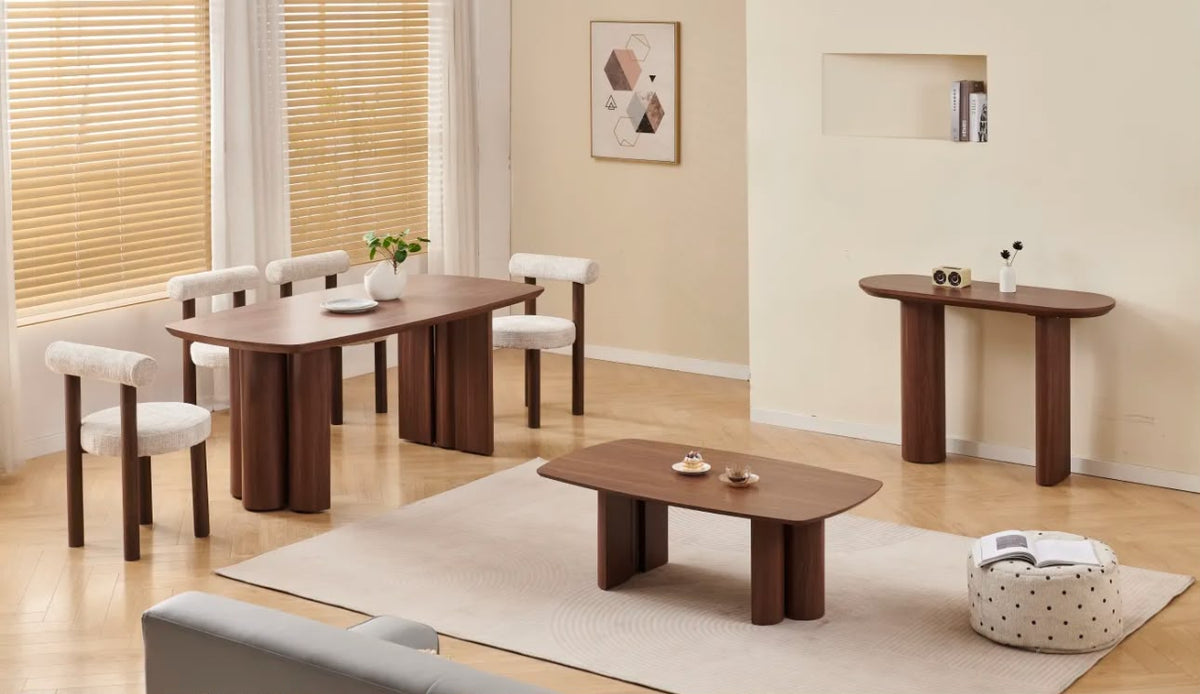 Table à Manger MDF Trinity Noyer 180