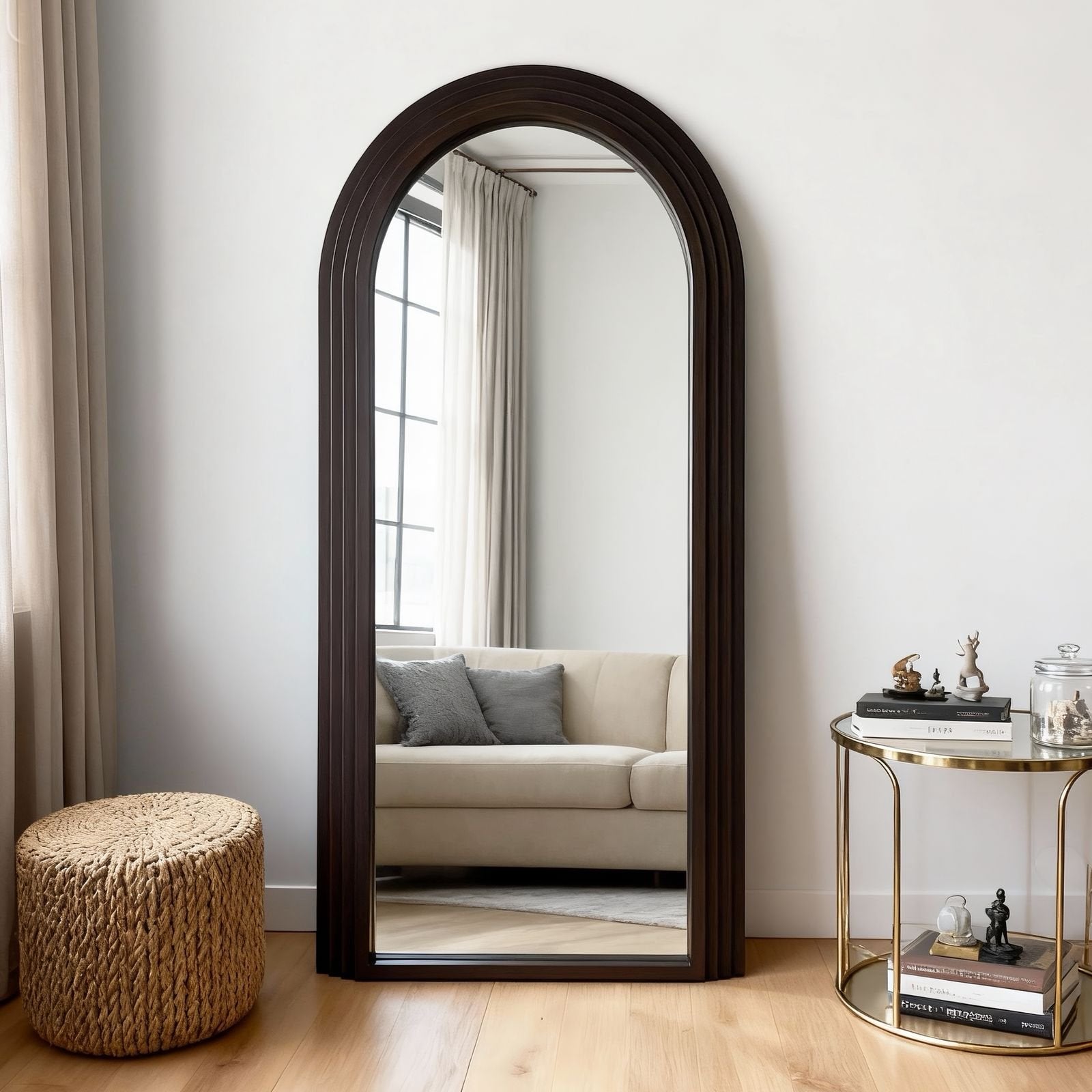 Miroir Bali Noyer 160x80cm