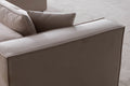 Canapé Elégance Velours Modulable 3+1 Pouf