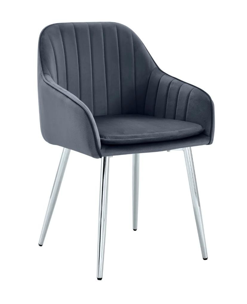 Chaise Avec Accoudoir Kanvas Pieds Gold