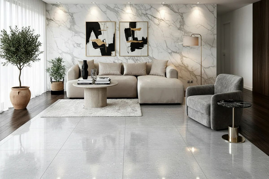 Canape d'angle Ela Velours Beige