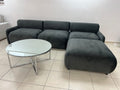 Canapé oslo velours anthracite