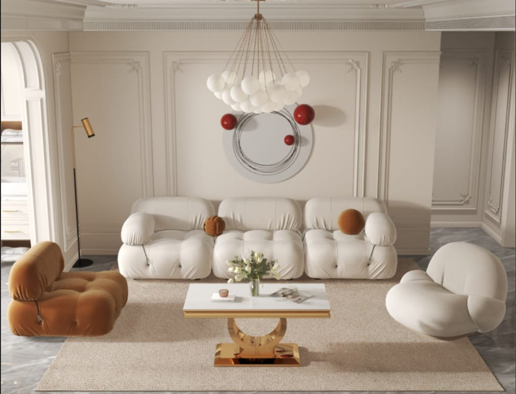 TABLE BASSE INVICTUS GOLD BLANC DE BLANC