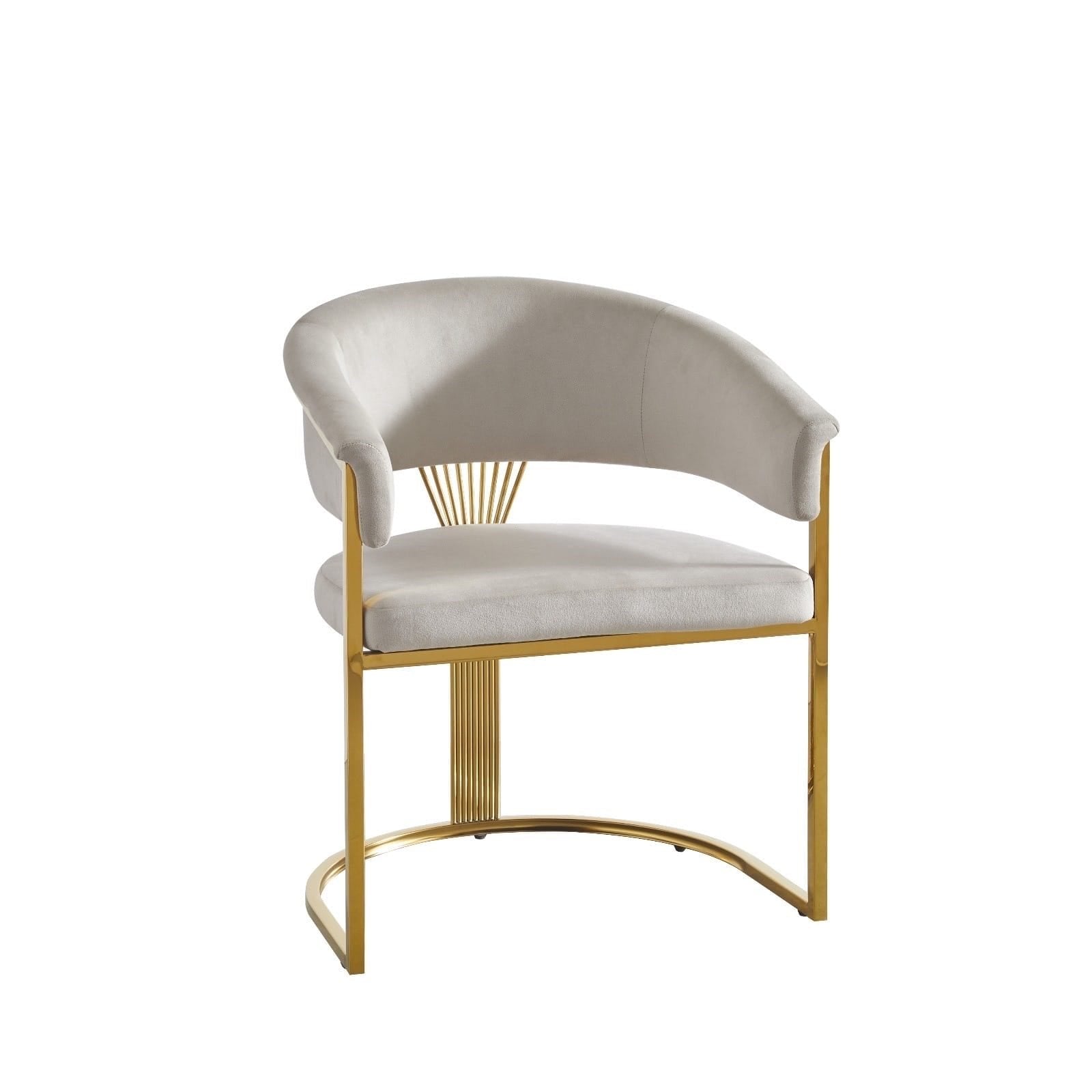 Chaise Ana Inox Doré Noir