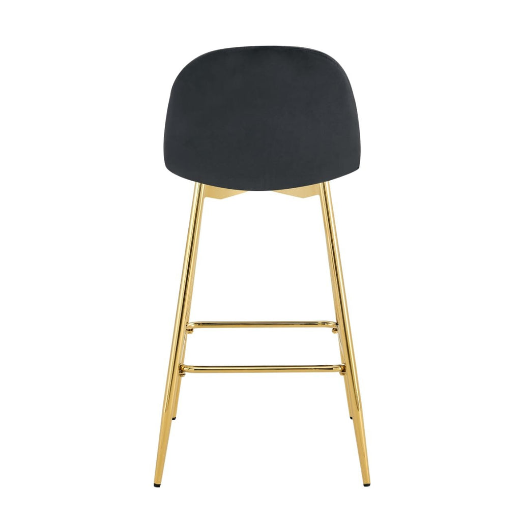 TABOURET DE BAR SCANDINAVE PIED GOLD