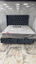 LIT COFFRE BOX CLOUTE ANTHRACITE