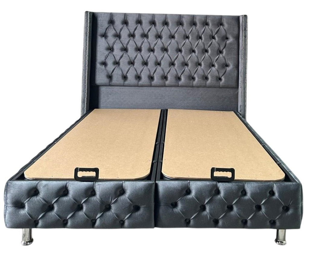 LIT COFFRE BOX CLOUTE ANTHRACITE