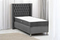LIT VENUS VELOURS COFFRE TAUPE