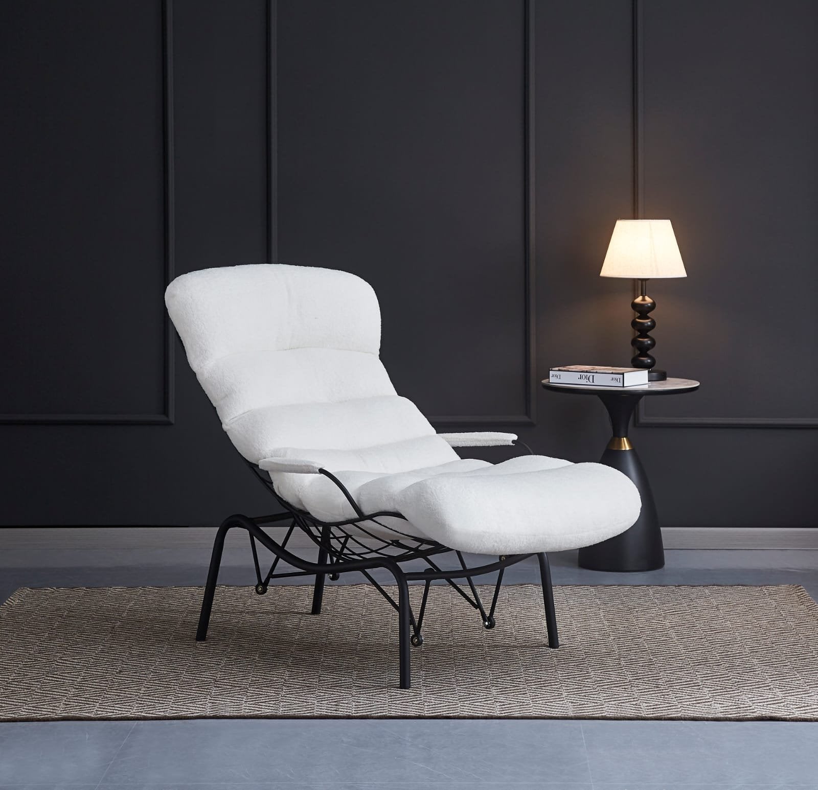 Fauteuil Monica - Métal Noir