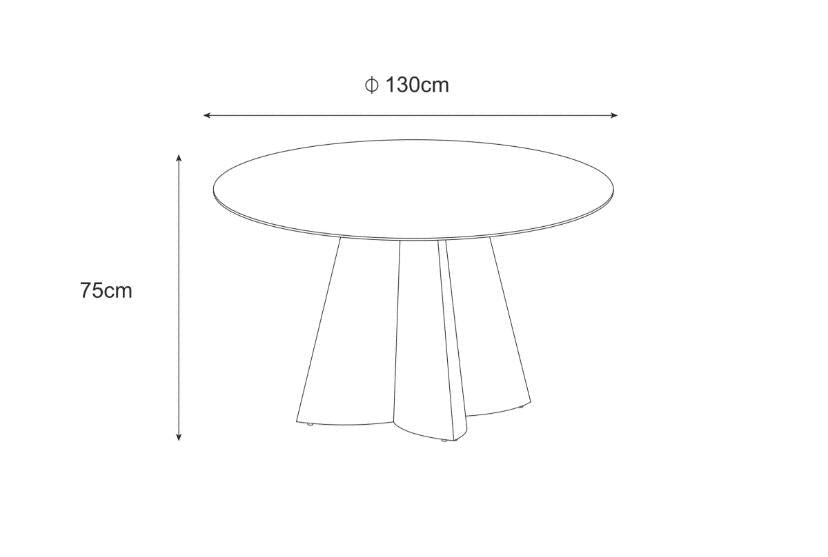 TABLE CAPUCINE GOLD
