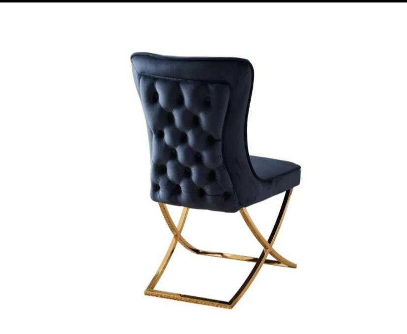Chaise Gabi Taupe Doré