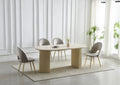 TABLE À MANGER CALYPSO TRAVERTIN CÉRAMIQUE 180cm