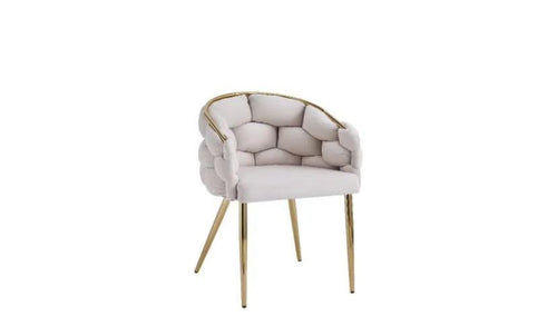 Chaise Ballon Gold Beige