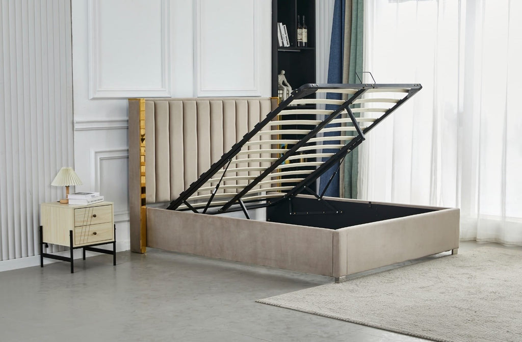 LIT COFFRE VELOURS PRINCE
