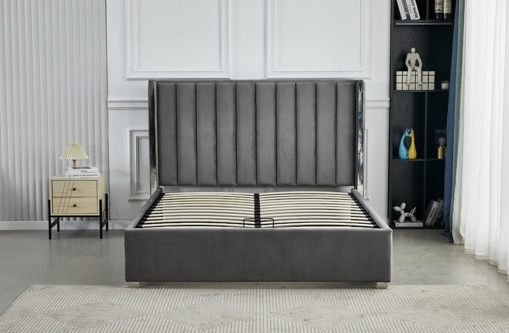 LIT COFFRE VELOURS PRINCE