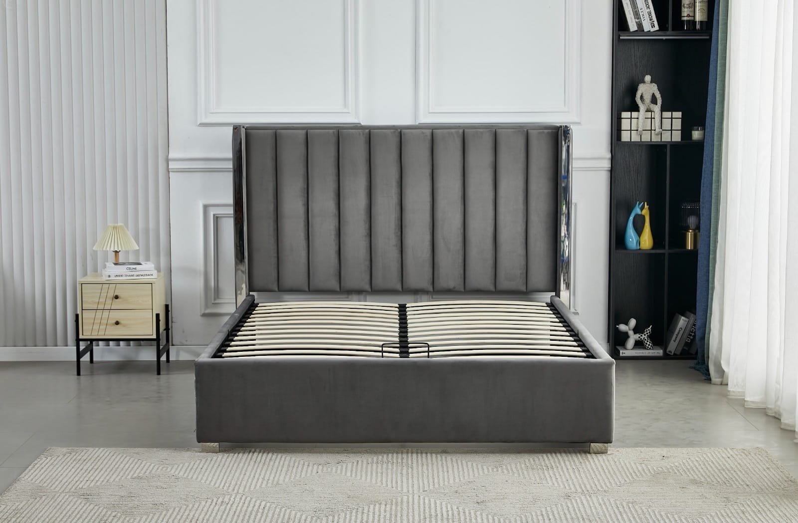 LIT COFFRE VELOURS PRINCE