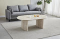 TABLE BASSE JOSEPHINE CERAMIQUE TRAVERTIN