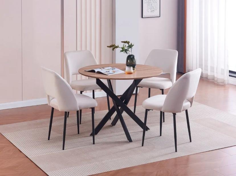 TABLE REPAS JESSICA METAL