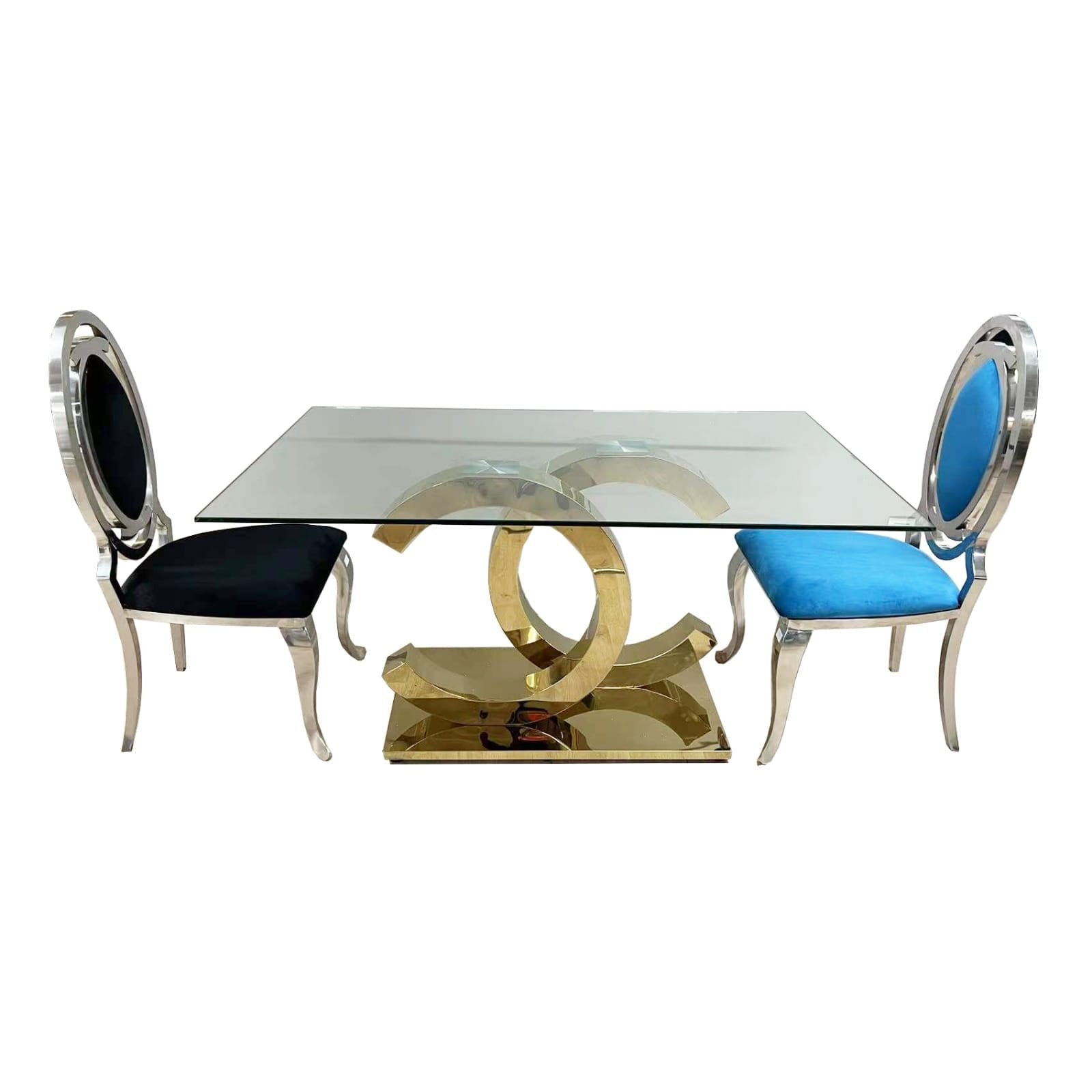 Table CC1 Transparent Doré